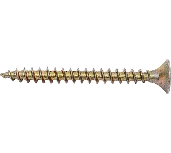 Изображение товара Шуруп крепежная техника желтый цинк, 5,0x50 20 шт. 11388