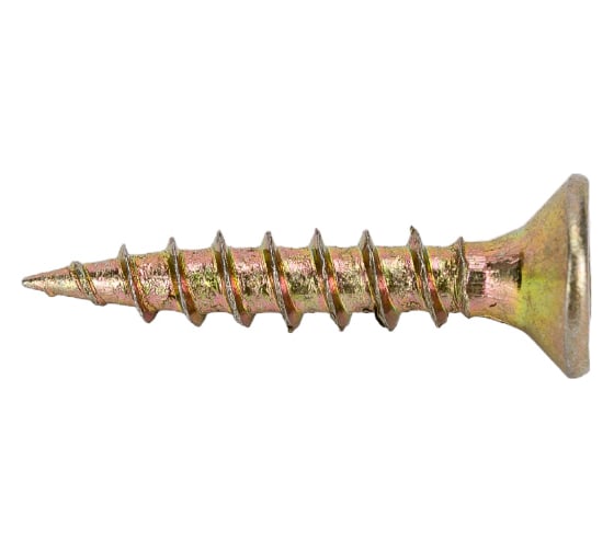 Изображение товара Шуруп крепежная техника желтый цинк, 3,0x16 100 шт. 11304