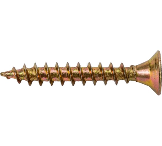 Изображение товара Шуруп крепежная техника желтый цинк, 3,5x25 100 шт. 11320