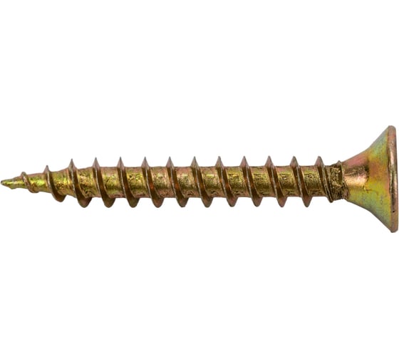 Изображение товара Шуруп крепежная техника желтый цинк, 4,0x30 100 шт. 11340