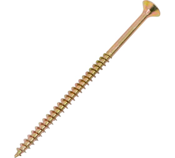 Изображение товара Шуруп крепежная техника желтый цинк, 5,0x90 10 шт. 11396