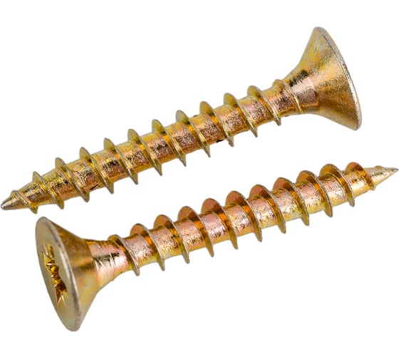 Изображение товара Шуруп крепежная техника желтый цинк, 4,5x30 50 шт. 11360
