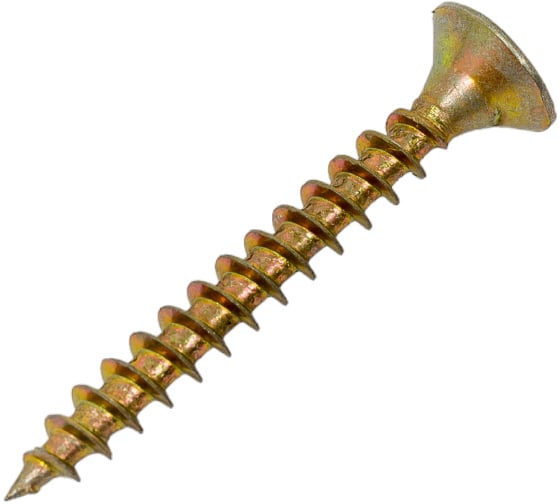 Изображение товара Шуруп крепежная техника желтый цинк, 5,0x40 30 шт. 11384