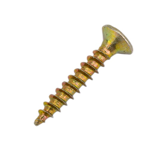 Изображение товара Шуруп крепежная техника желтый цинк, 2,5x16 1000 шт. 431296 БК