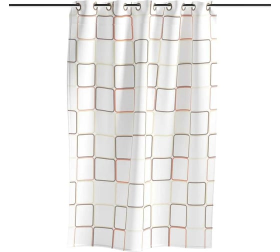 Изображение товара Занавеска для ванной комнаты MY SPACE QUADRO (10 люверсов) 180x180 PEVA EV180180002