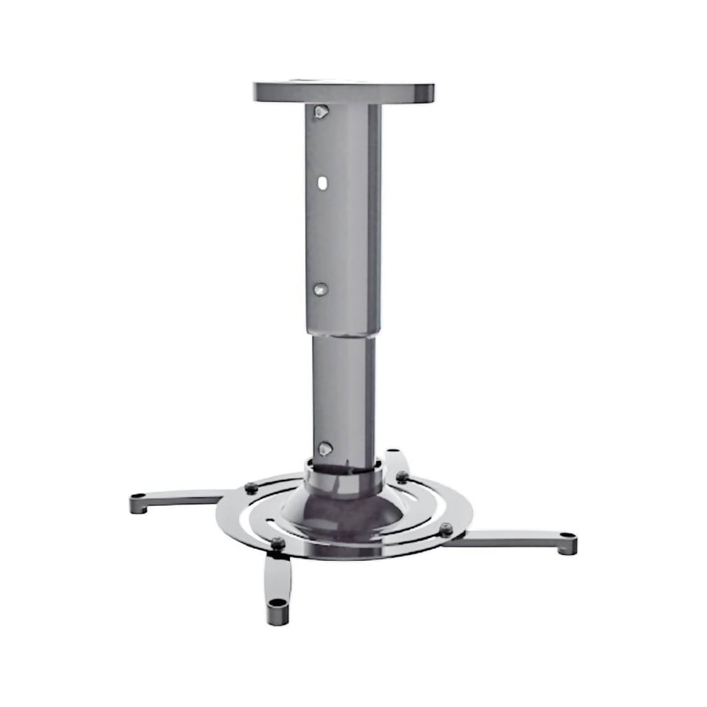 Изображение товара Кронштейн для проектора Cactus потолочный с регулировкой наклона и поворота серебристый