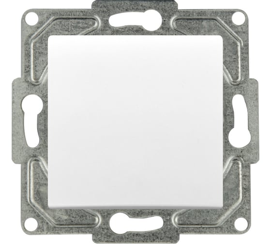 Изображение товара 1-клавишный выключатель GUNSAN Eqona белый 16401100-250101