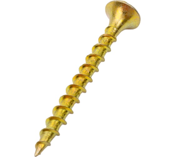 Изображение товара Саморез крепежная техника желтый, 3,5x41 к, вес 1 кг 420454 ВЕС