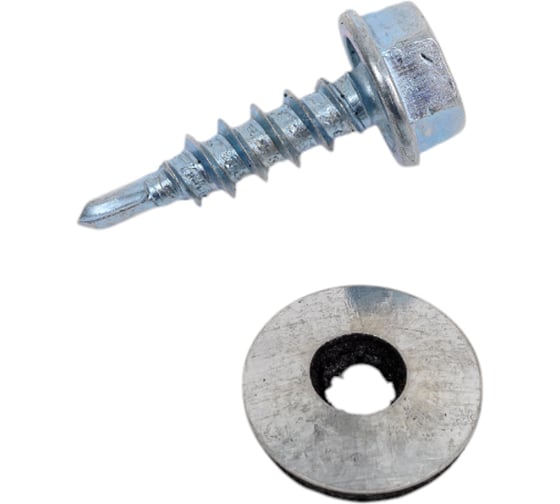 Изображение товара Кровельный саморез крепежная техника цинк, 4,8x19 250 шт. 431001 БК