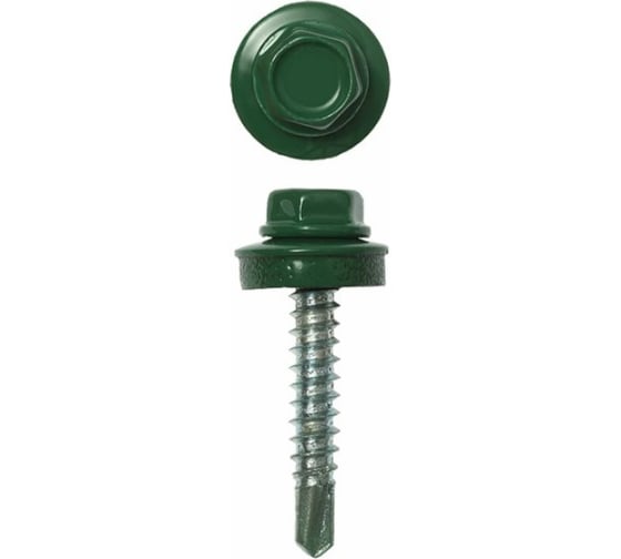 Изображение товара Кровельный саморез крепежная техника зеленый мох, 4,8x29, RAL 6005 25 шт. 11120