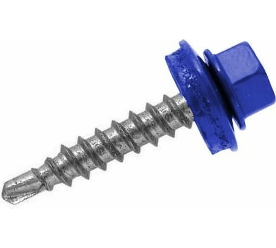 Изображение товара Кровельный саморез крепежная техника синий, 4,8x35, RAL 5005 25 шт. 11234