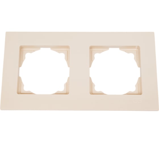 Изображение товара Рамка GUNSAN 2 поста Eqona крем 16401200-000141