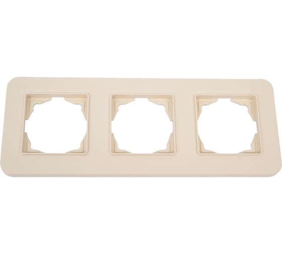 Изображение товара Рамка GUNSAN 3 поста Eqona Radius крем 16371200-000143