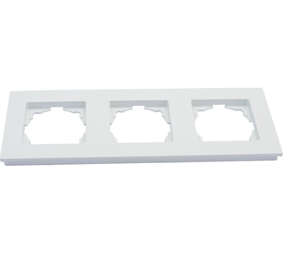 Изображение товара Рамка GUNSAN 3 поста Eqona белый 16401100-000143