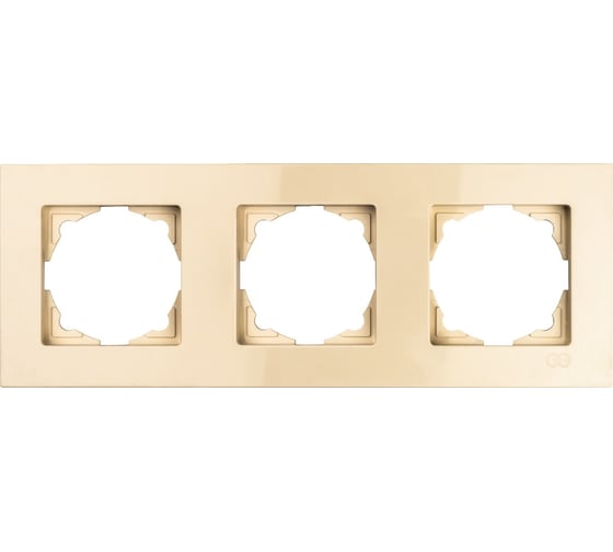 Изображение товара Рамка GUNSAN 3 поста Eqona крем 16401200-000143