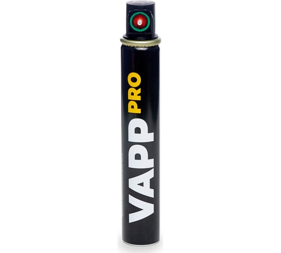 Изображение товара Газовый баллон PRO для монтажного пистолета VAPP зеленый клапан VAPP.FCG.G