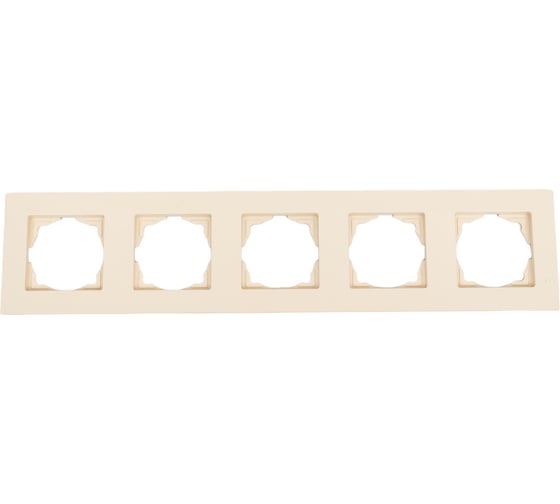 Изображение товара Рамка GUNSAN 5 постов Eqona крем 16401200-000146