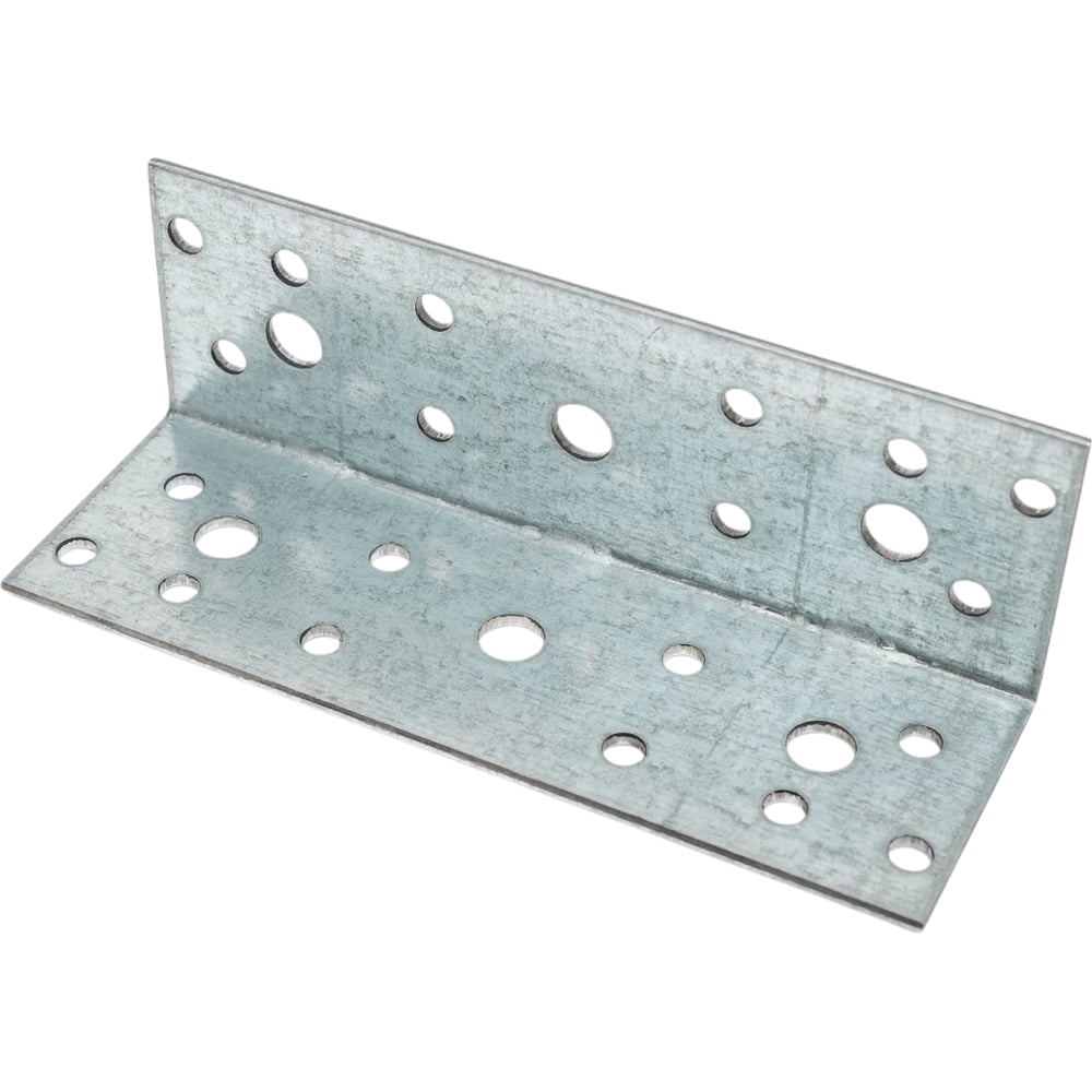 Изображение товара Равносторонний уголок КРЕПКО-НАКРЕПКО 40х40х120х1,8 мм для монтажа