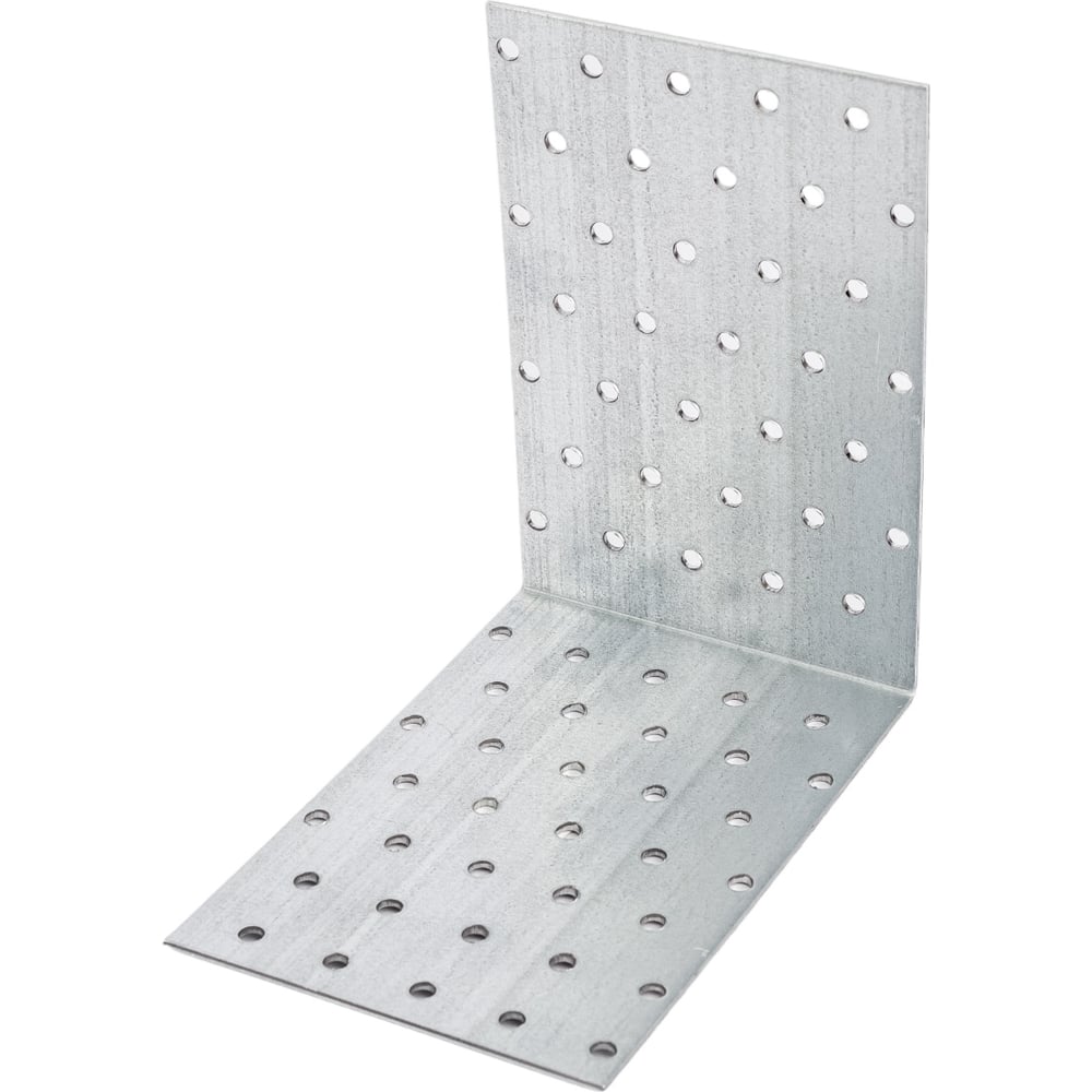 Изображение товара Равносторонний уголок КРЕПКО-НАКРЕПКО 150х150х100х1,8 мм стальной с цинковым покрытием