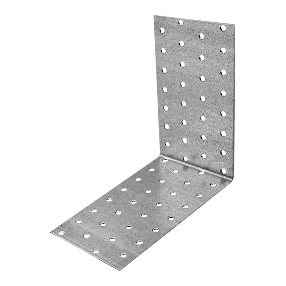 Изображение товара Равносторонний металлический уголок КРЕПКО-НАКРЕПКО 150х150х80 мм 1,8 мм цинк