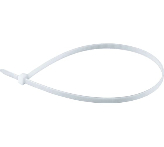Изображение товара Хомут-стяжка РОССНА 4,8x350 белый, пластиковый, 100 шт. Р860816