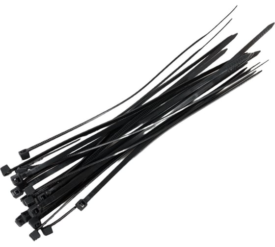 Изображение товара Хомут-стяжка РОССНА 3,0x150 черный, пластиковый, 100 шт. Р860807