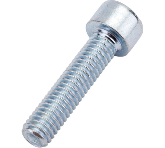 Изображение товара Винт с внутренним шестигранником МЕТАЛЛСЕРВИС М6x25 DIN 912 цинк, 100 шт. 1242020