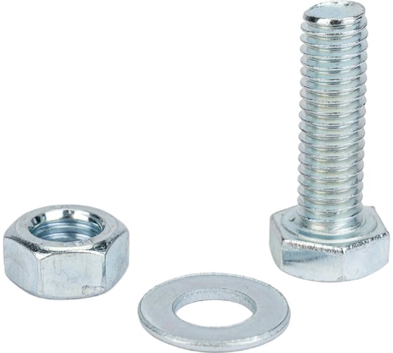 Изображение товара Болт с шестигранной головкой vipкрепеж набор, полная резьба, din 933, 6x20, 4 шт. 17830 VIP