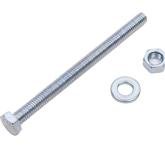 Изображение товара Болт с шестигранной головкой vipкрепеж набор, полная резьба, din 933, 6x80, 2 шт. 17848 VIP