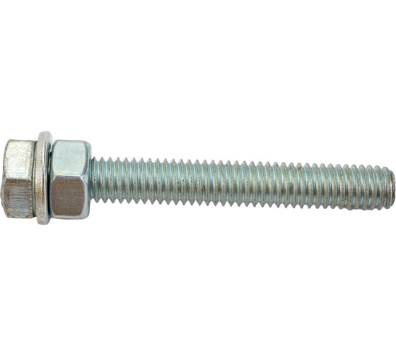 Изображение товара Болт с шестигранной головкой vipкрепеж набор, полная резьба, din 933, 6x45, 3 шт. 17840 VIP