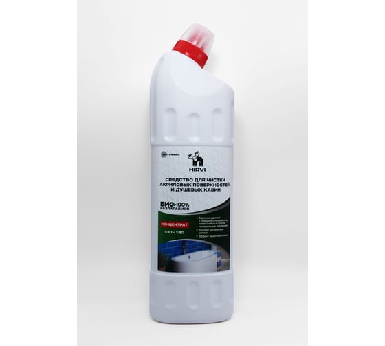 Изображение товара Средство для чистки акриловых поверхностей и душевых кабин HIRVI 1 л 316а613