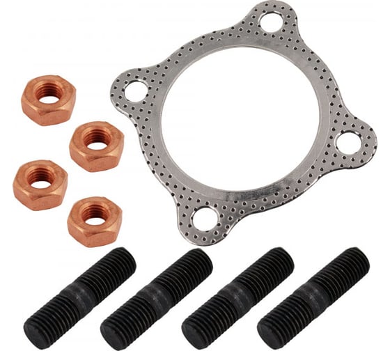 Изображение товара Ремкомплект крепления приемной трубы для а/м КАМАЗ (прокладка, шпильки, гайки) Riginal RG53215-1203023-01