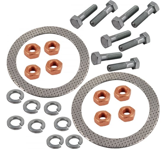 Изображение товара Ремкомплект крепления глушителя для а/м КАМАЗ (прокладки, гайки, болты, шайбы) Riginal RG5320-1203020