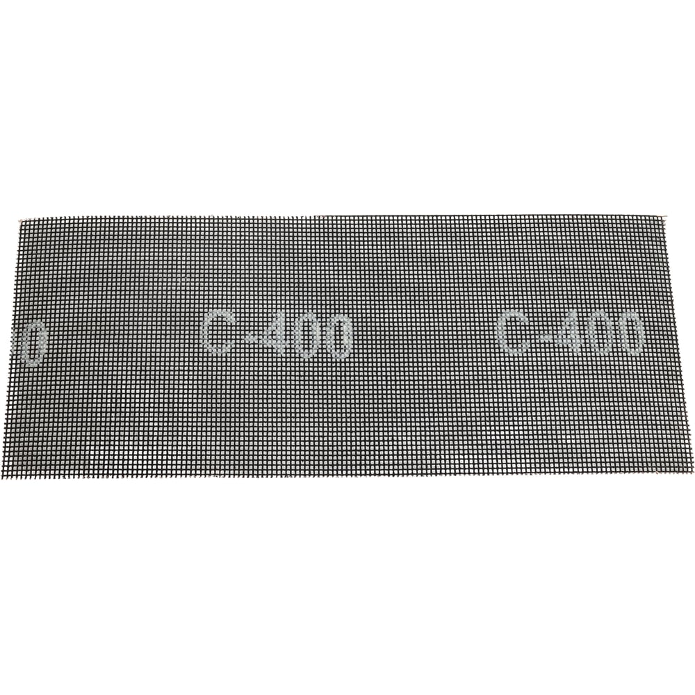 Изображение товара Сетка абразивная (115x280 мм, Р400, оксид алюминия, водостойкая, двусторонняя, 10 шт) BOHRER 54228040