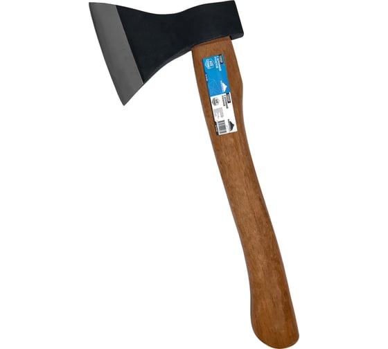 Изображение товара Топор vertextools 600 г, в сборе, кованый, деревянное топорище 10-40-600