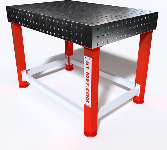 Изображение товара Сварочный стол GREENBERG 1200x800, красный CBCT-001