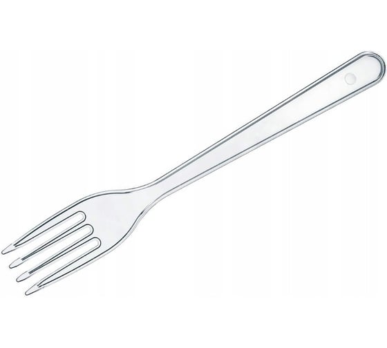 Изображение товара Прозрачная вилка EUROHOUSE Премиум, 10 шт, полистирол 15488