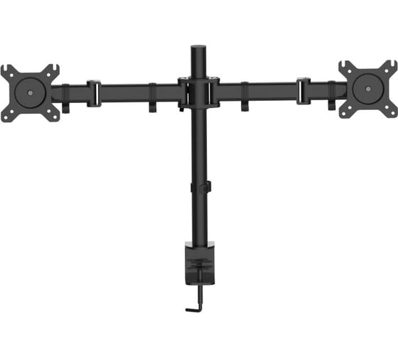 Изображение товара Кронштейн для мониторов CACTUS CS-VM-D29-BK черный, 13"-27" макс. 10 кг, настольный, поворот и наклон 441503
