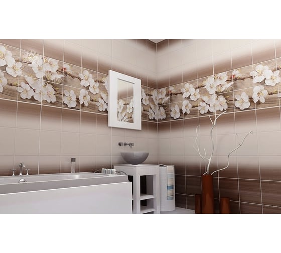 Изображение товара Панель ПВХ КронаПласт Unique сакура, 4 шт. 00-00035646