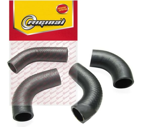 Изображение товара Патрубки радиатора к-т 4 шт для а/м Г-3302-3221 рестайлинг дв. 4063, 40522 Riginal RG3302-1303001