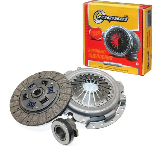 Изображение товара Пакет сцепления корзина, диск, подшипник для а/м с дв. 402, 406, 405, 409 ЕВРО-3 Riginal RG4061-3906605