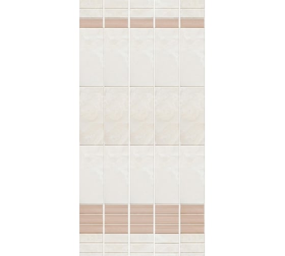 Изображение товара Панель ПВХ КронаПласт Unique светлана фон, 1 шт. 00-00023767