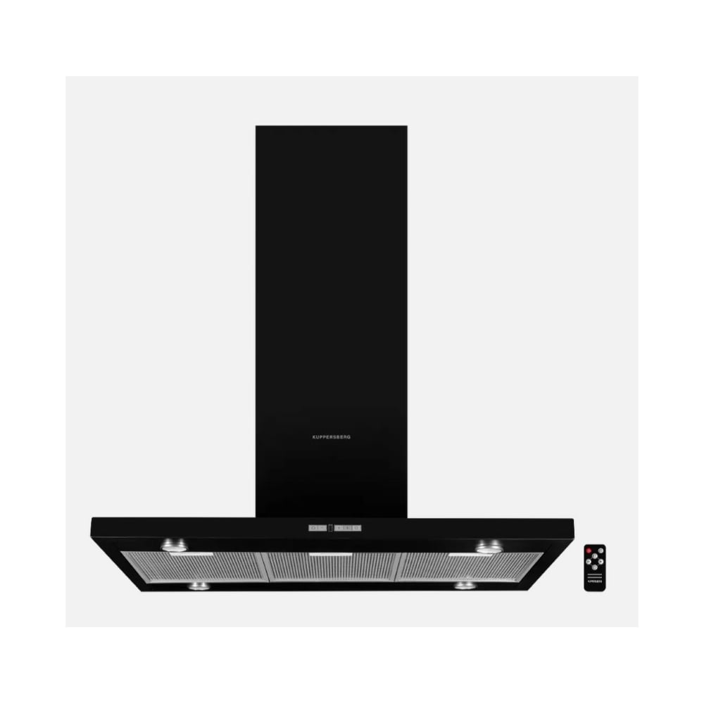 Изображение товара Вытяжка Kuppersberg DUDL 4 BL - HI-Tech островная вытяжка с таймером