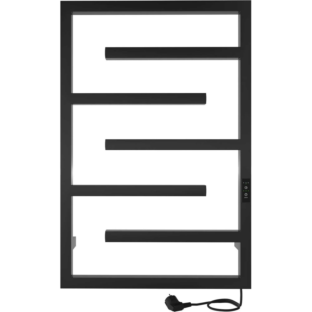 Изображение товара Электрический полотенцесушитель INDIGO Delos 80/50 с таймером черный муар