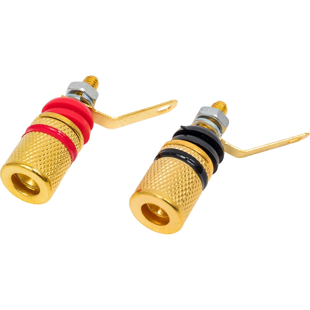 Изображение товара Разъем BANANA гнездо Pro Legend 35мм металл изолятор красный черный