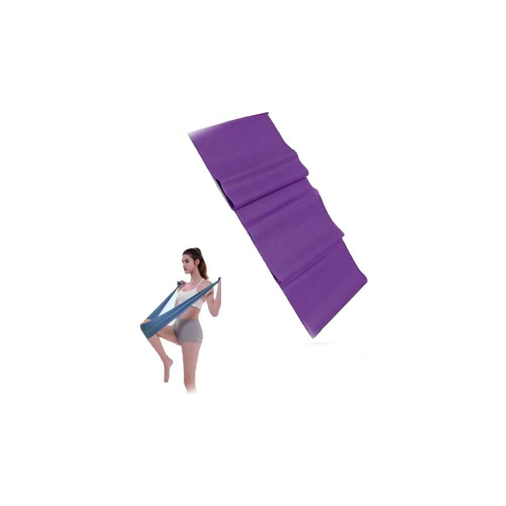 Лента для йоги и пилатеса Beroma, цвет фиолетовый