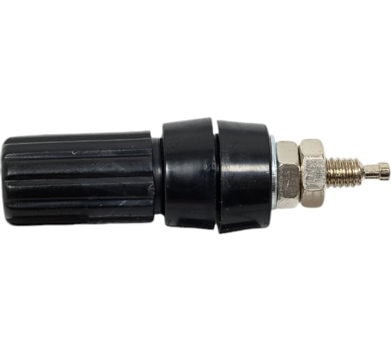 Изображение товара Разъем BANANA гнездо Pro Legend 45 мм пластик на корпус с шайбой, красный и черный, PL2242