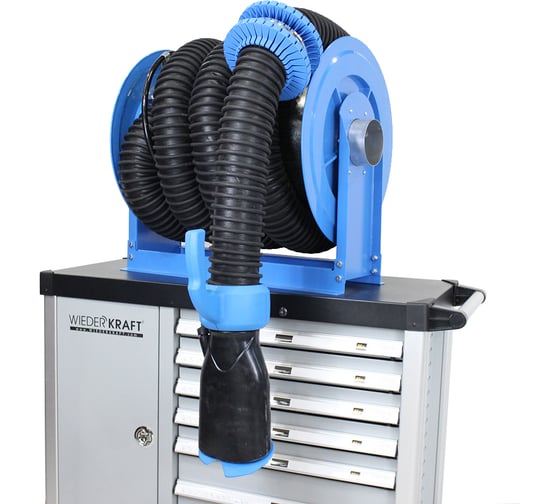 Изображение товара Катушка для вытяжки выхлопных газов WIEDERKRAFT, шланг 100-102 мм WDK-87611