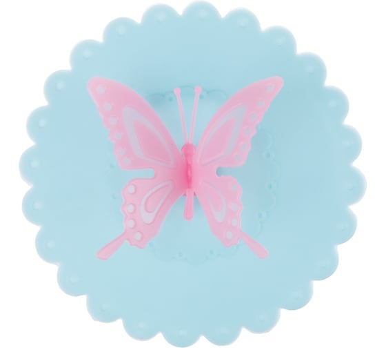 Изображение товара Крышка для кружки VETTA Бабочка силикон, 10.5 см, 3 цвета 891-290