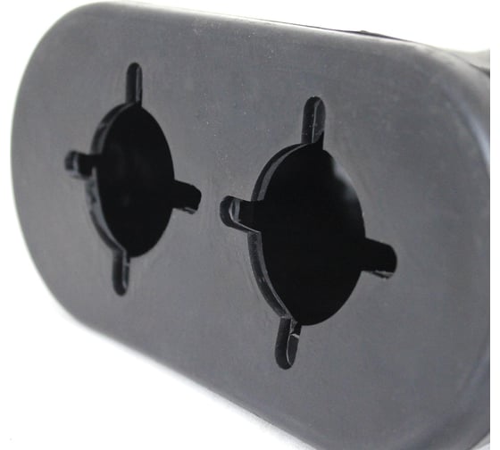 Изображение товара Резиновая овальная насадка для шланга WIEDERKRAFT 75-76 мм WDK-86612